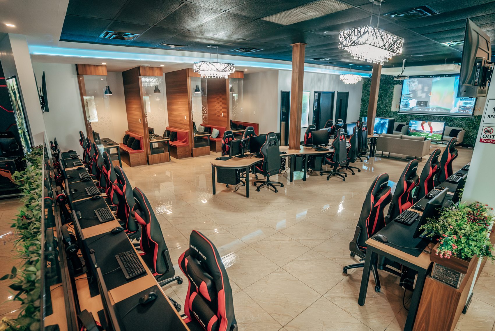 PC gaming floor at Invictus Game Station in downtown Toronto